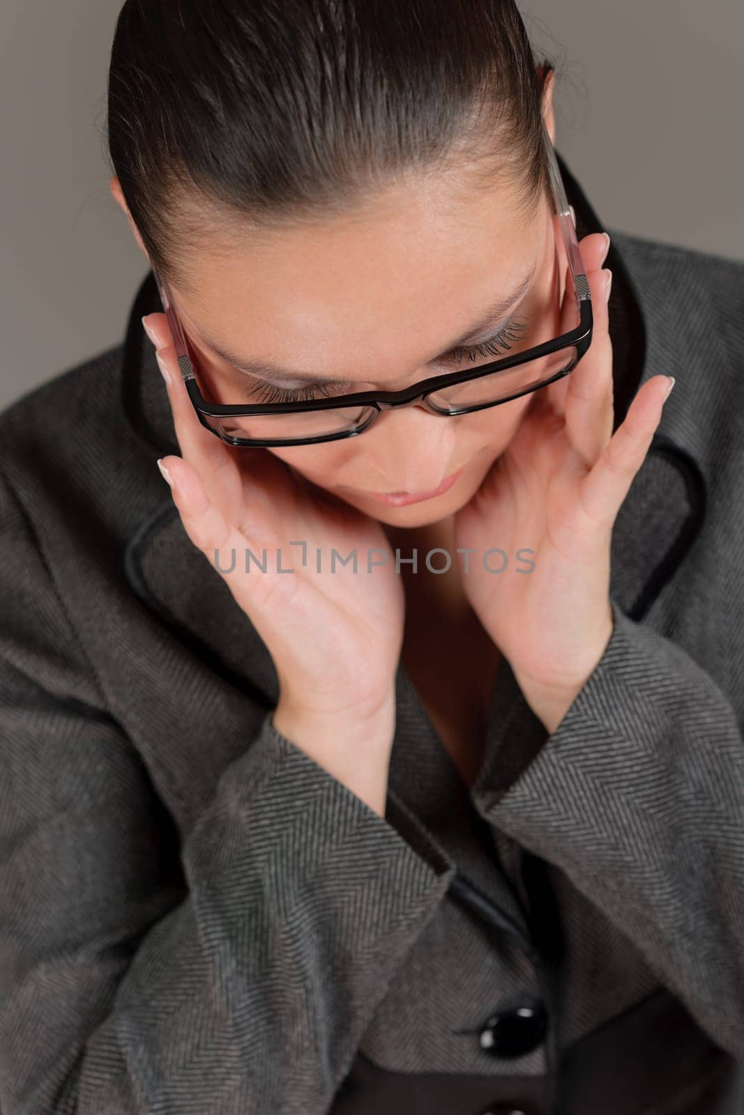 Designer glasses - successful businesswoman