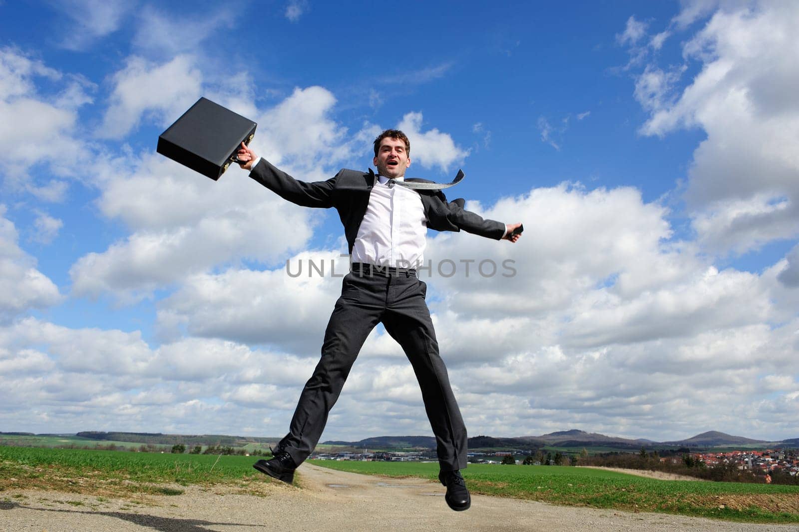 Jumping Business-Man