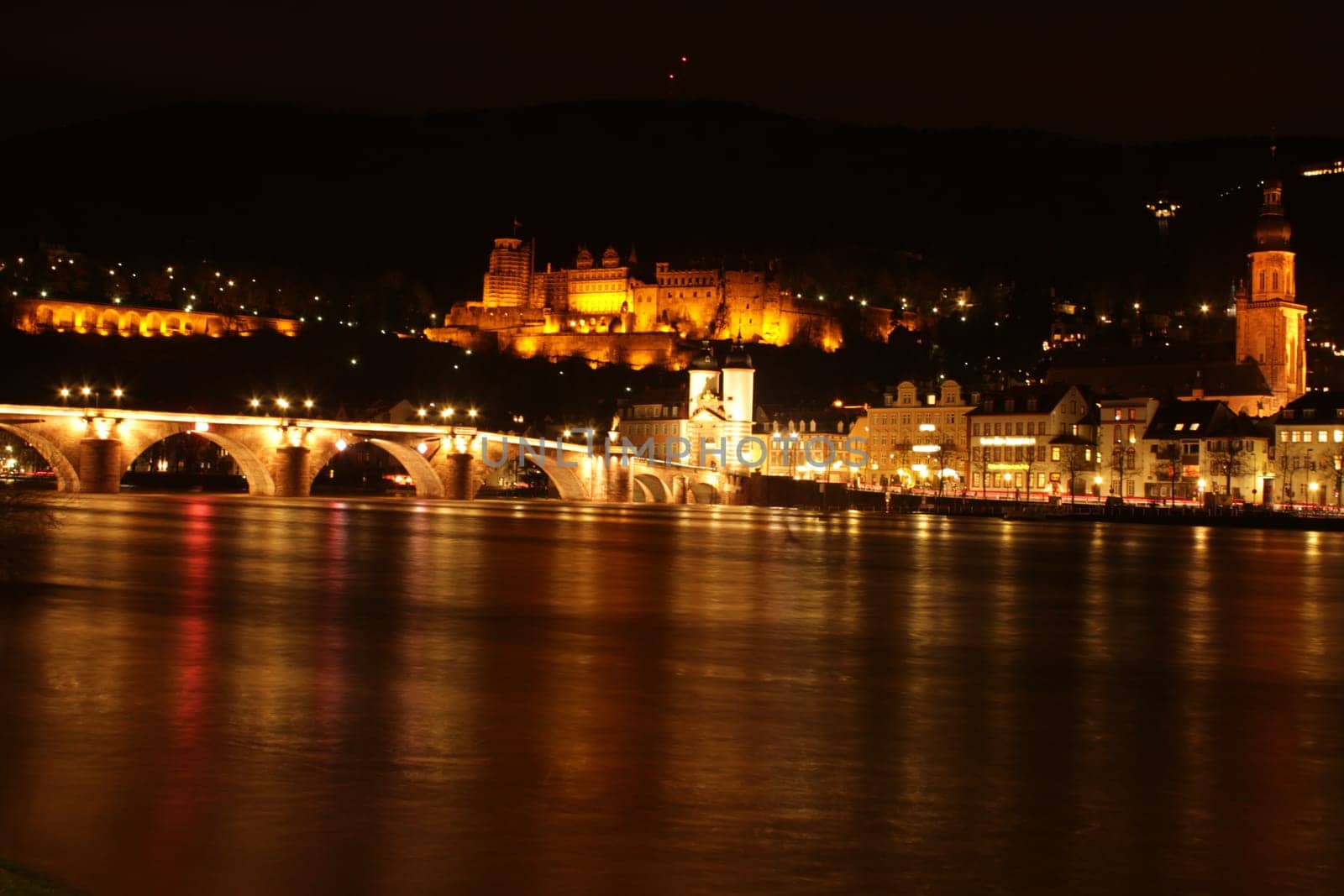 Heidelberg Castle big at night