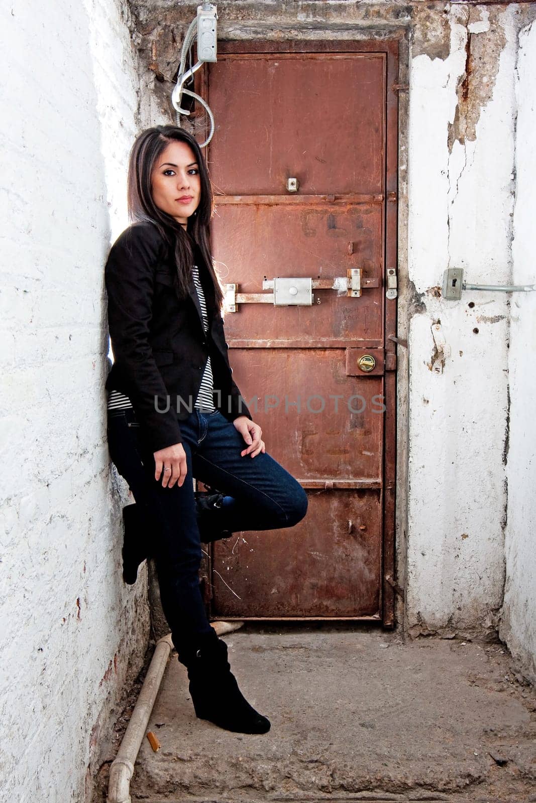 Girl in basement