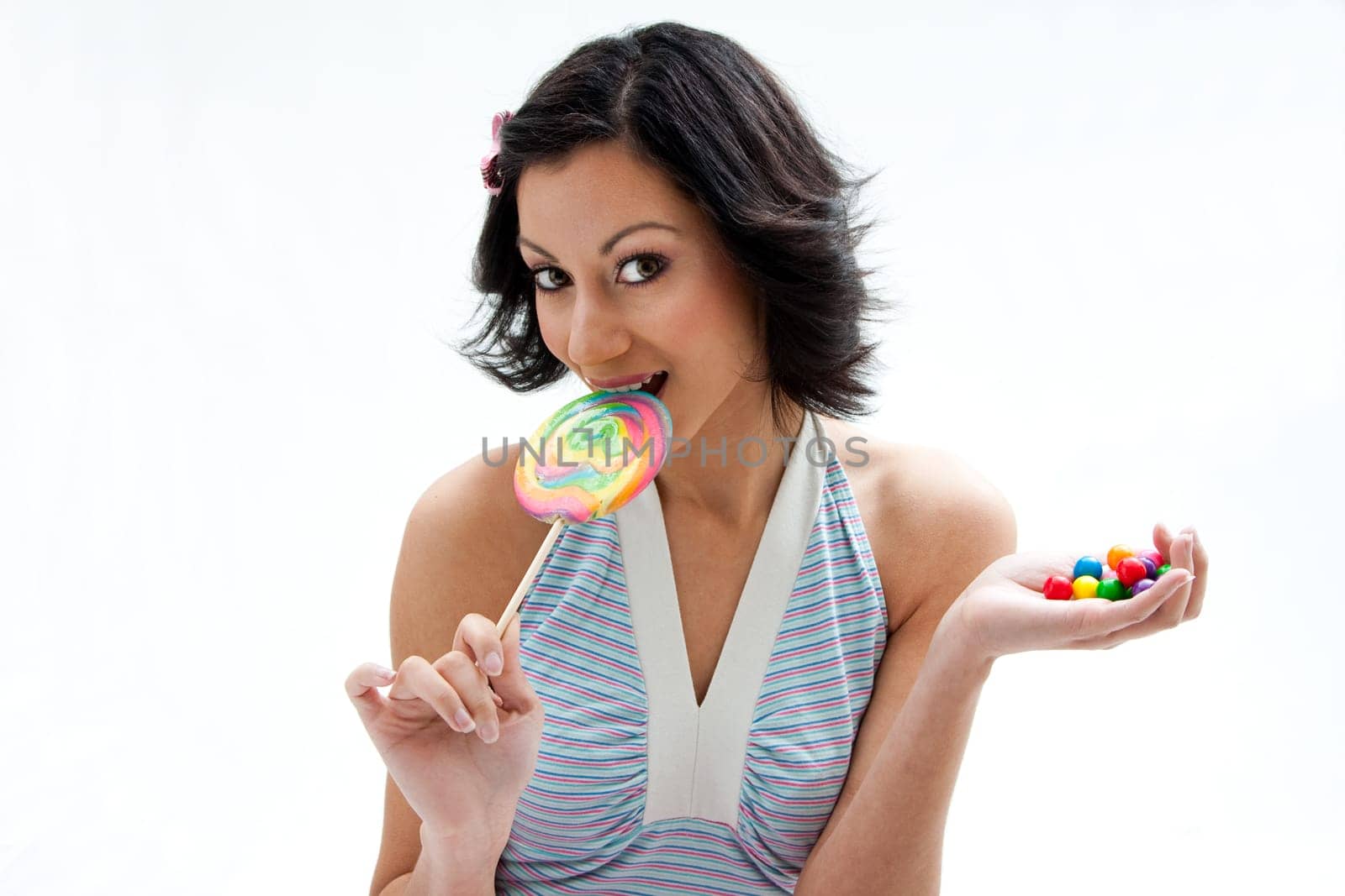 Happy candy girl