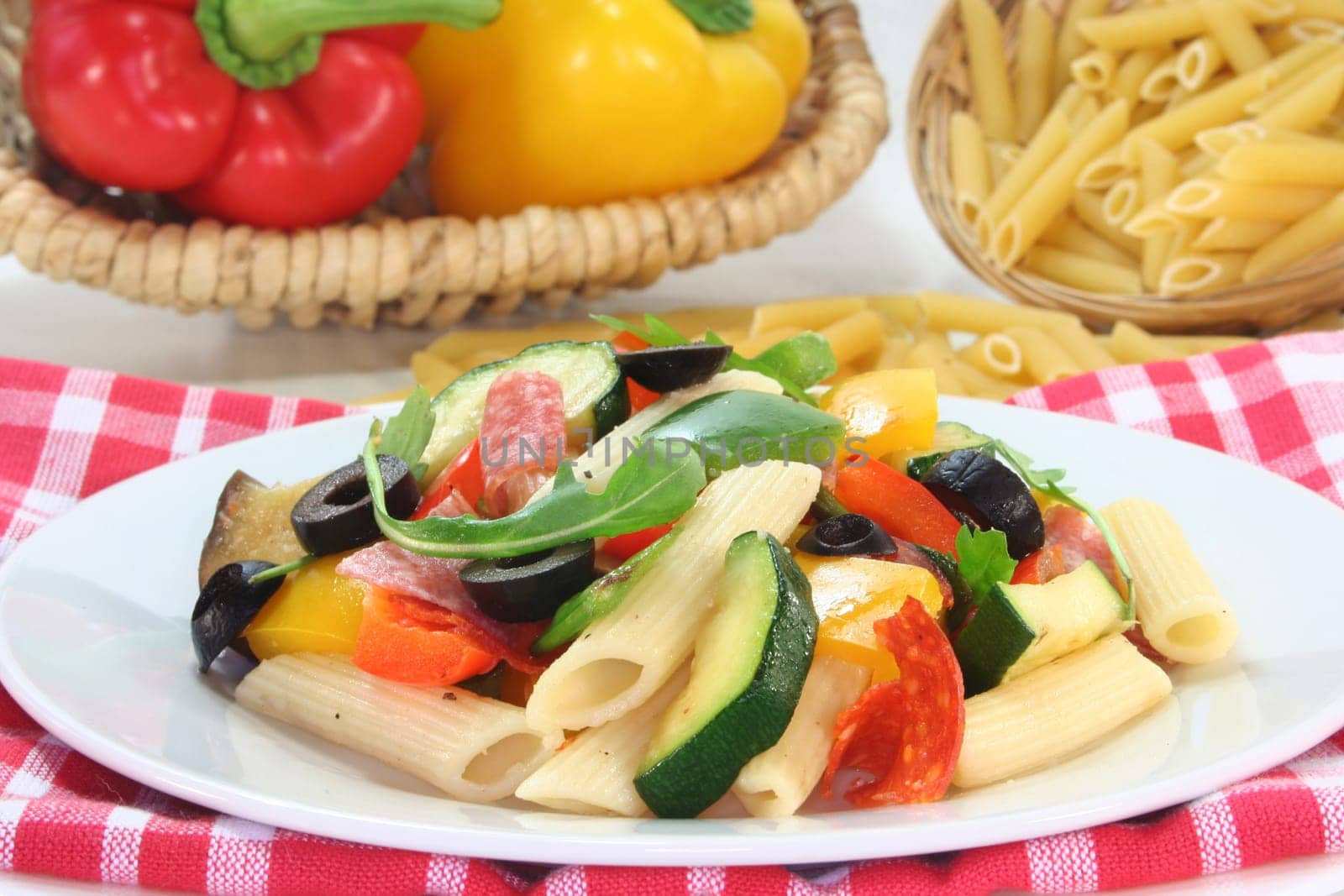 Penne salad