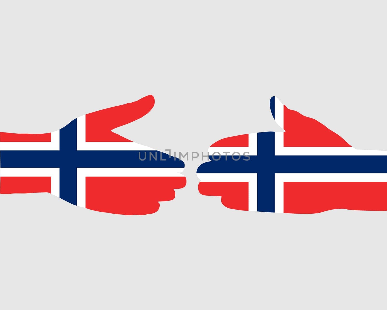Norwegian handshake