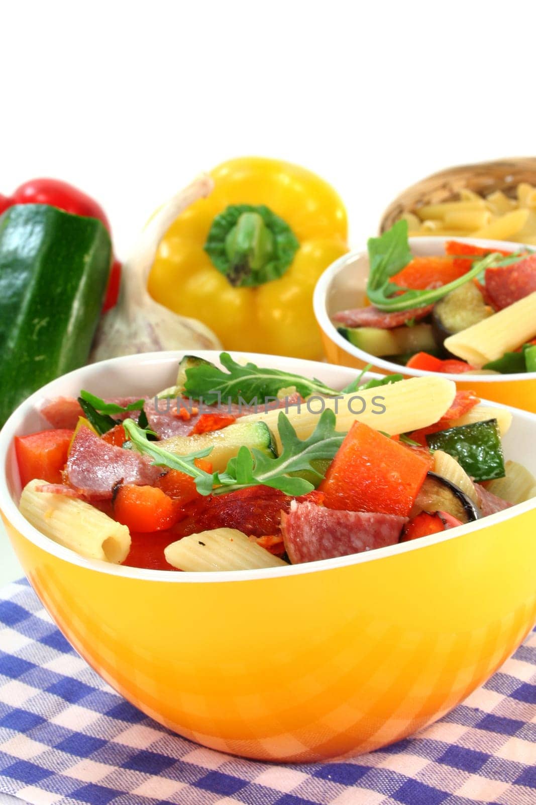 Penne salad