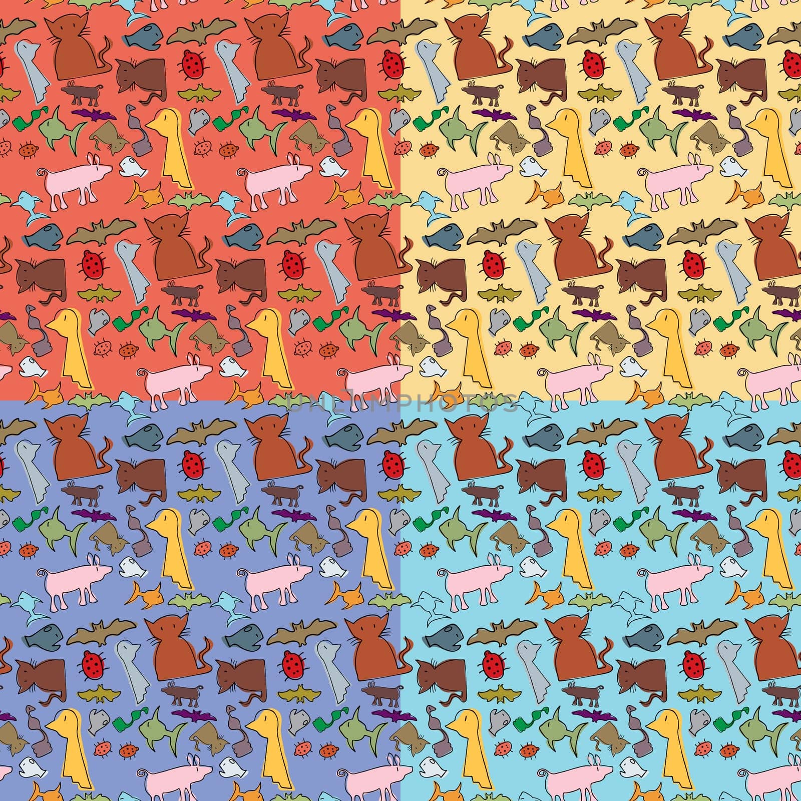 Seamless Animals Pattern