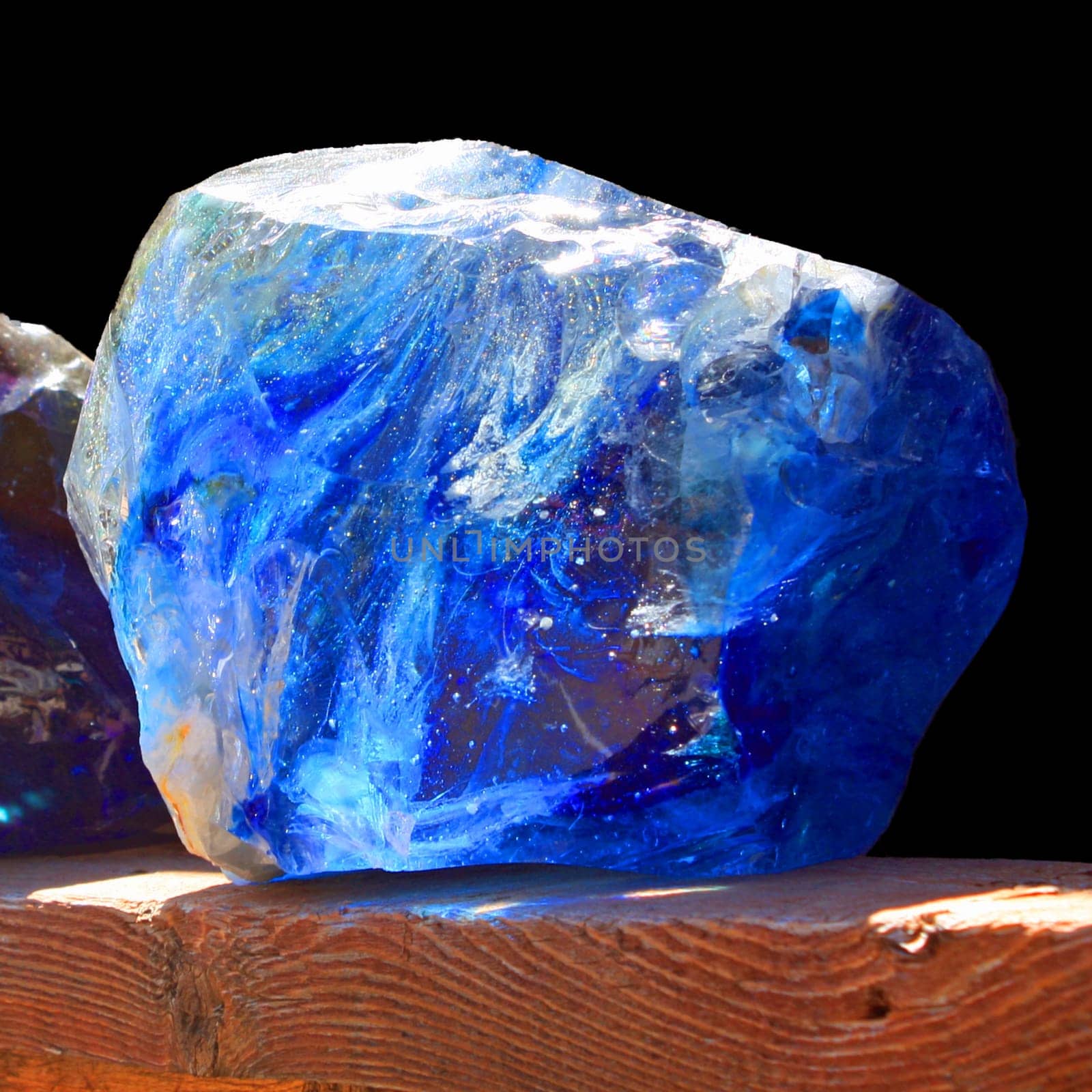Blue Glass Stone