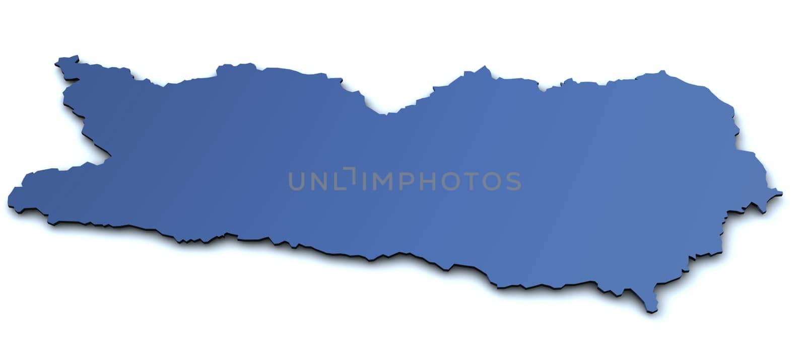 Map of Carinthia - Austria