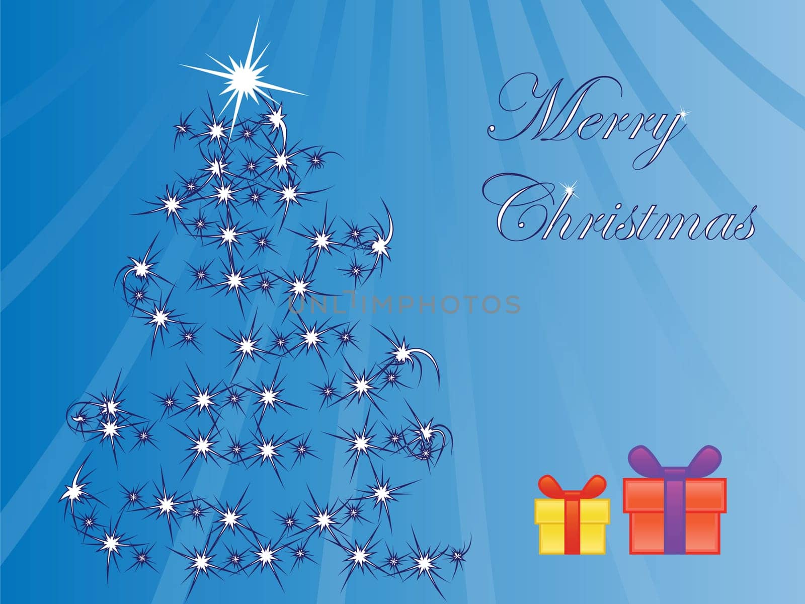 christmas tree and presents