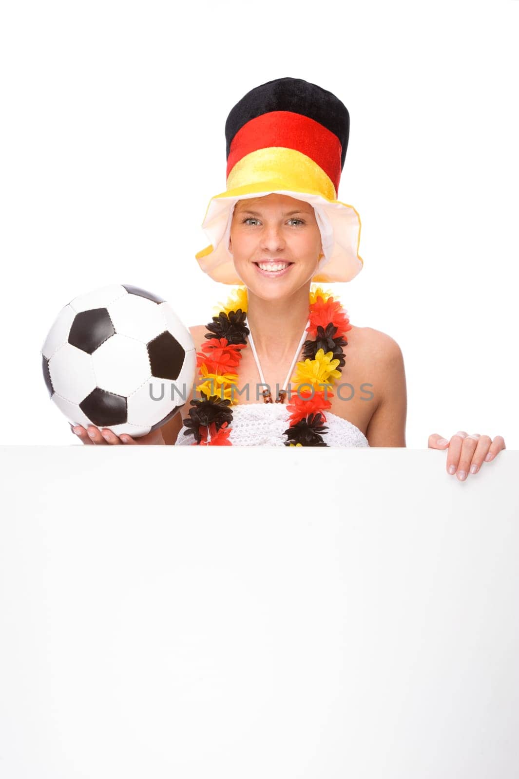 Female football fan
