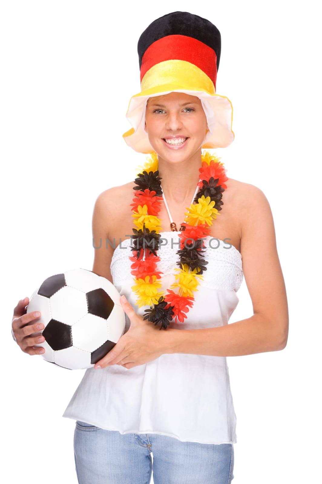 Female football fan