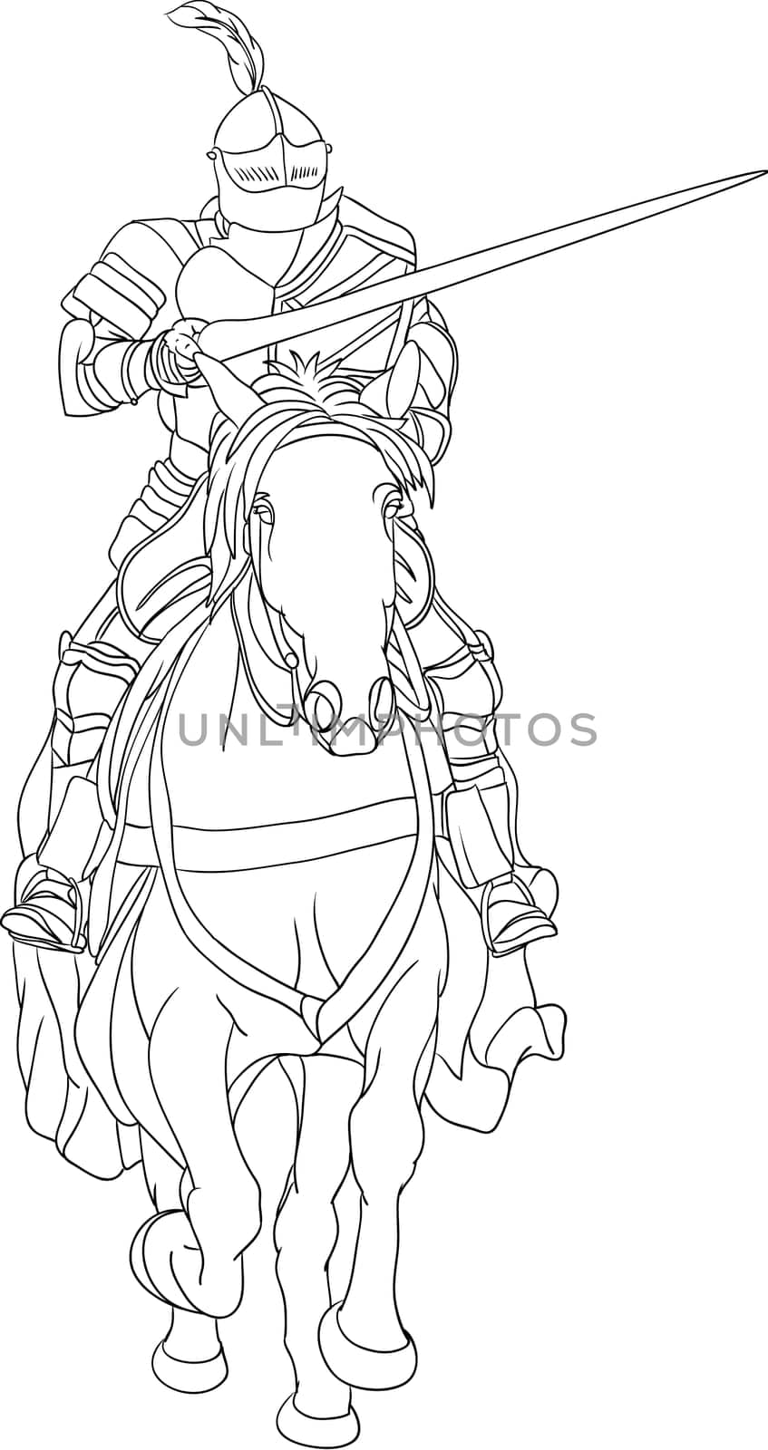 knight on horse