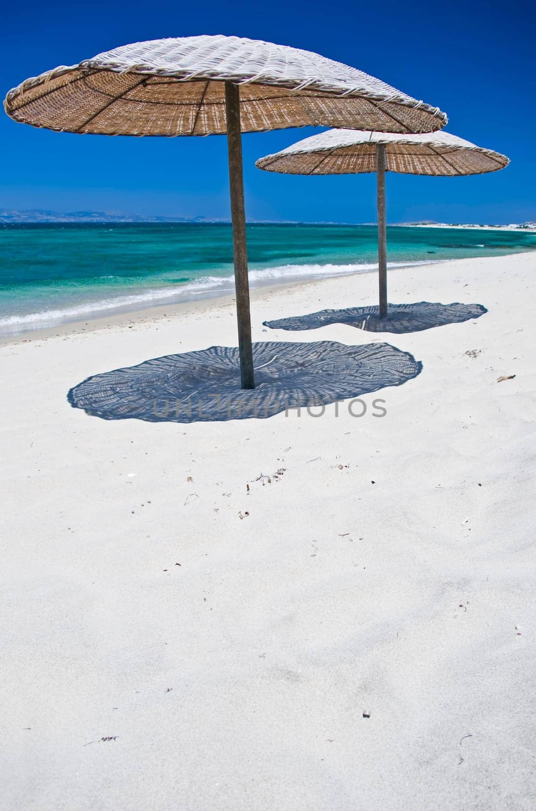 Sunshades on the Beach