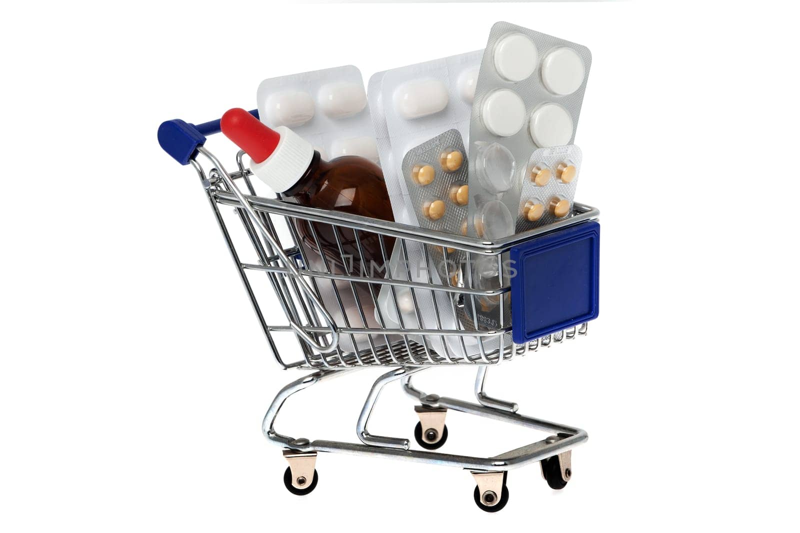 Medicines in the shopping cart