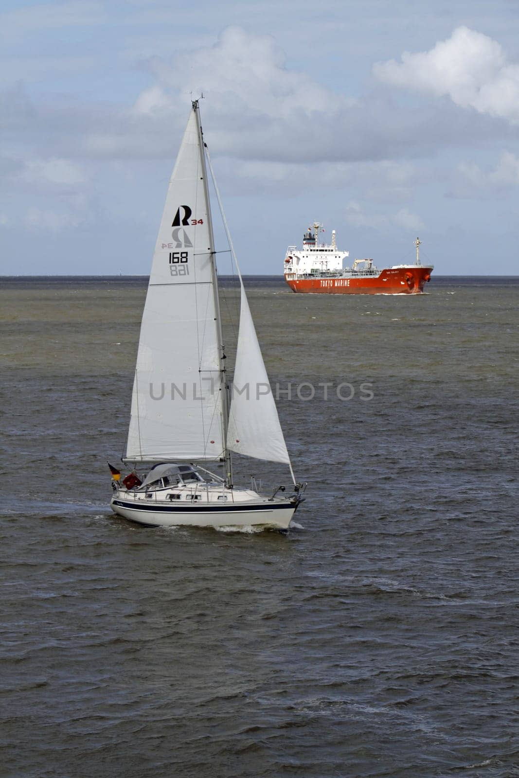 Sailboat on the North Sea