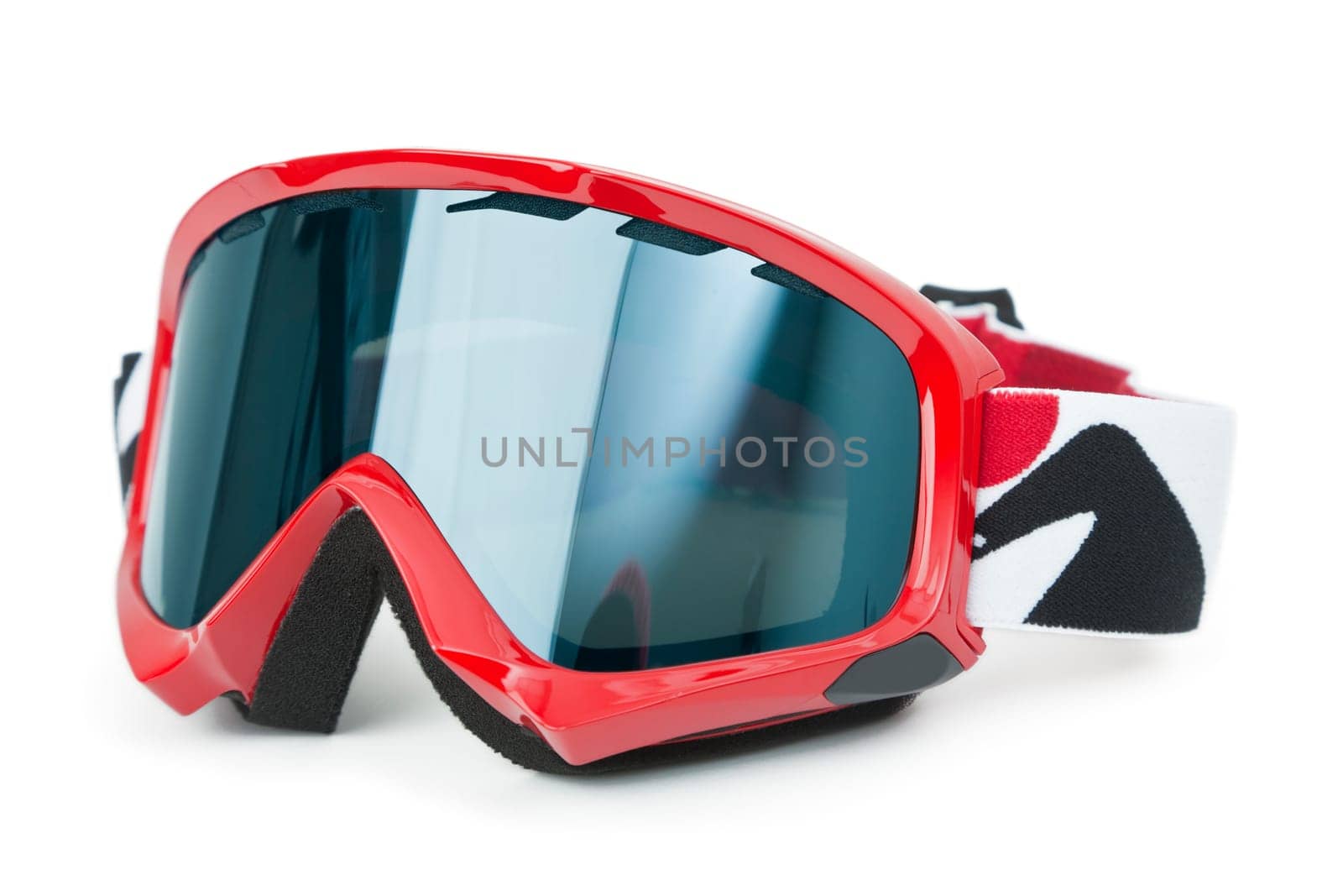 Ski Goggles isolated on white