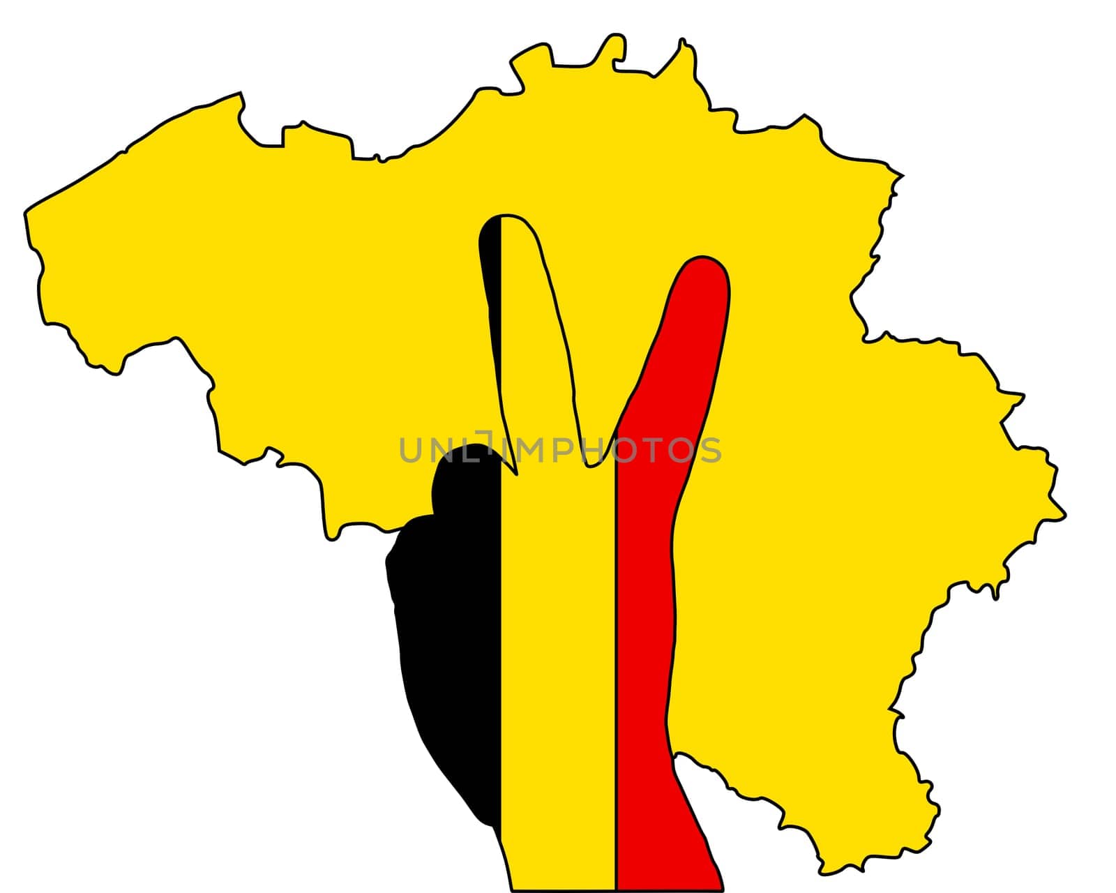 Belgian hand signal