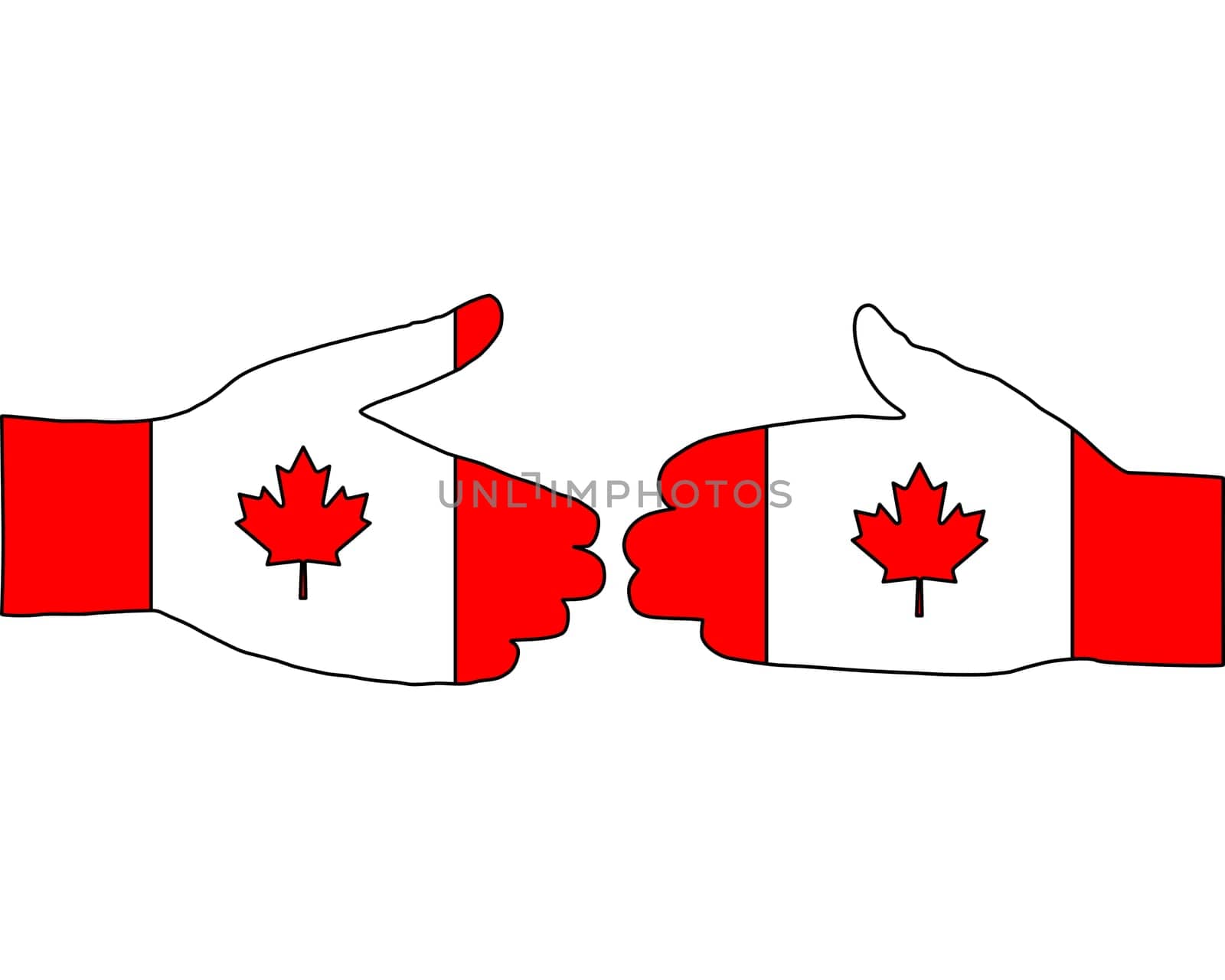 Canadian handshake