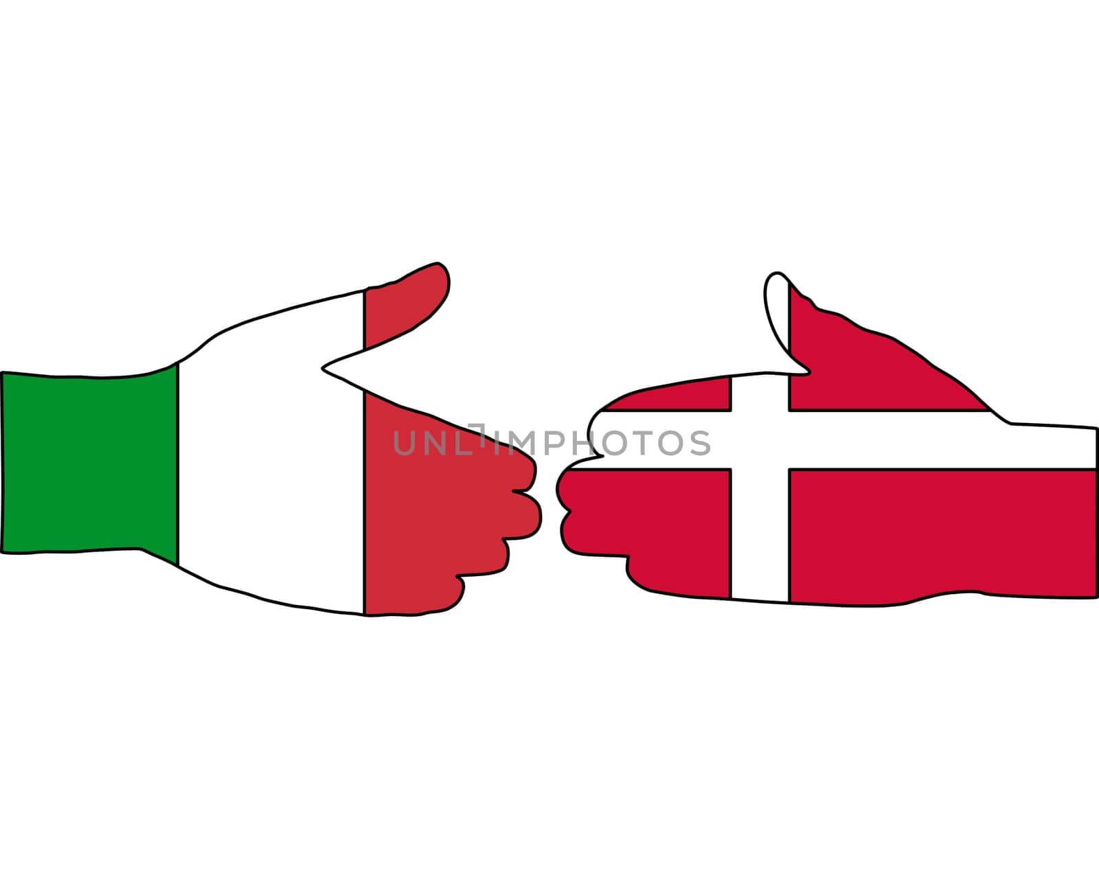 International handshake