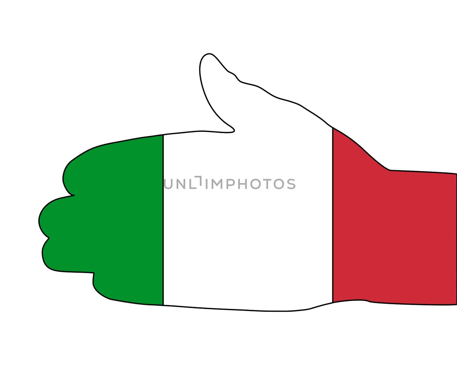 Italian handshake