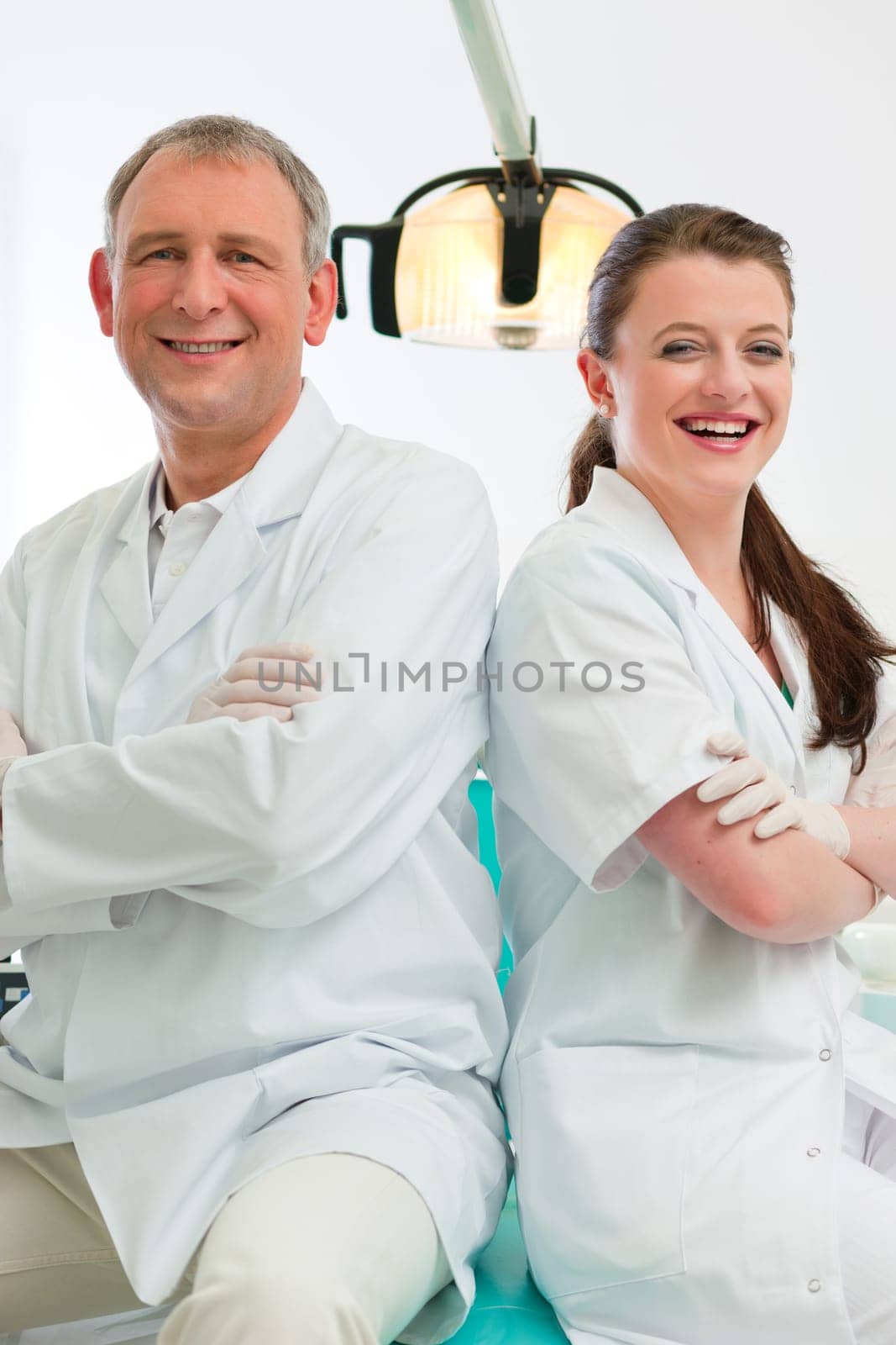 Dentists in their practice