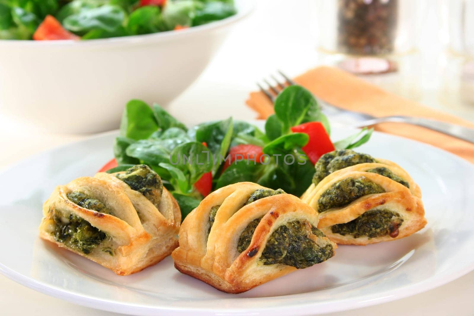 Puff pastry pockets