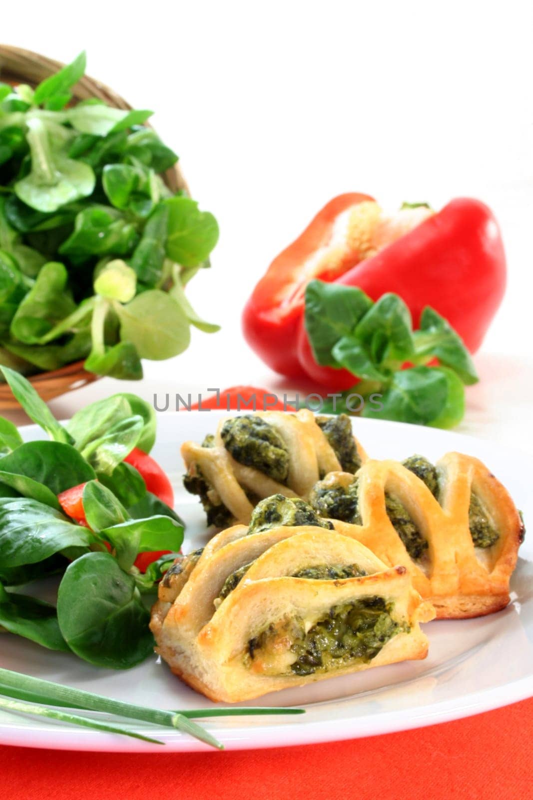 Puff pastry pockets