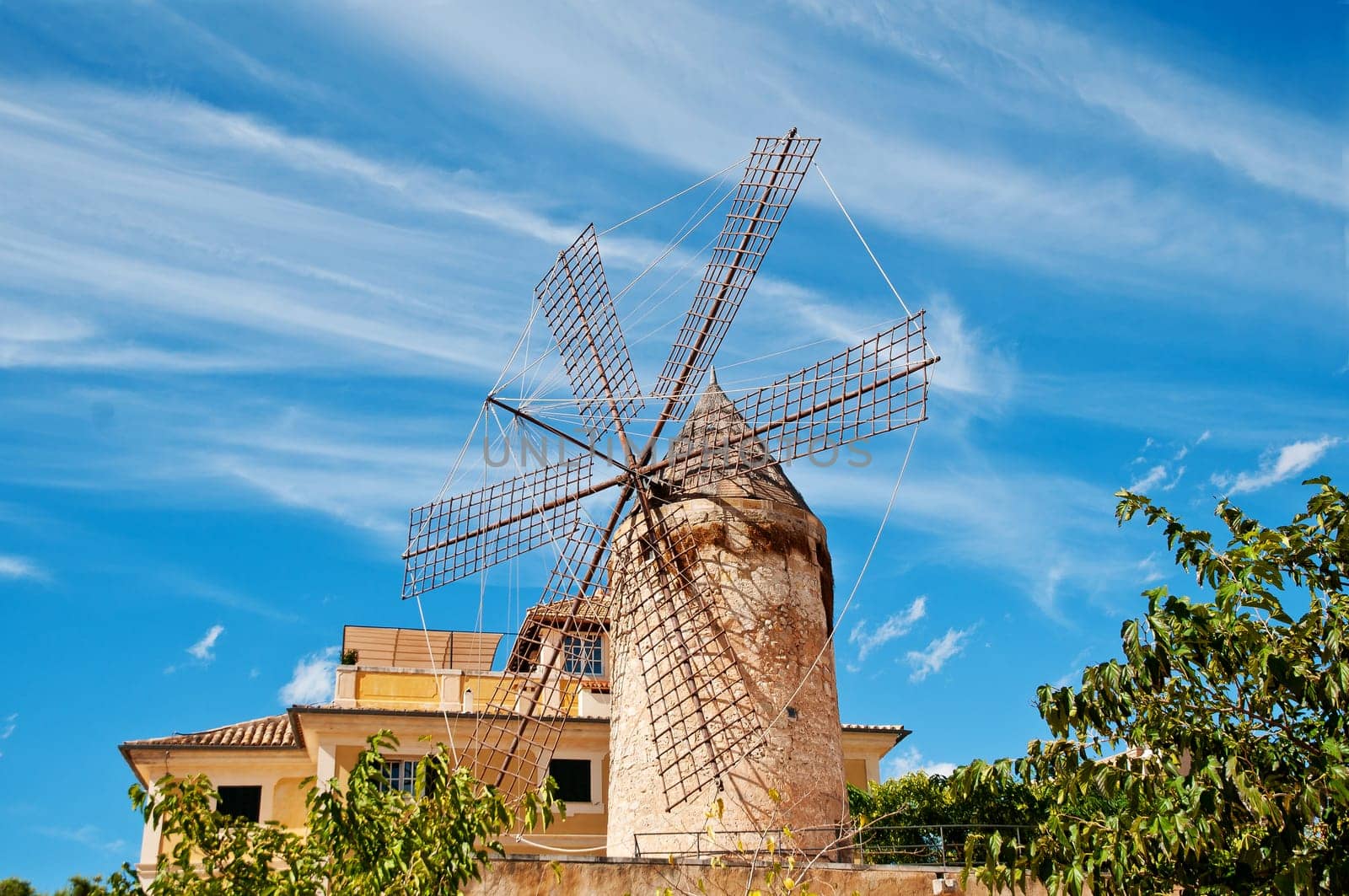 Traditional Windmill in Palma