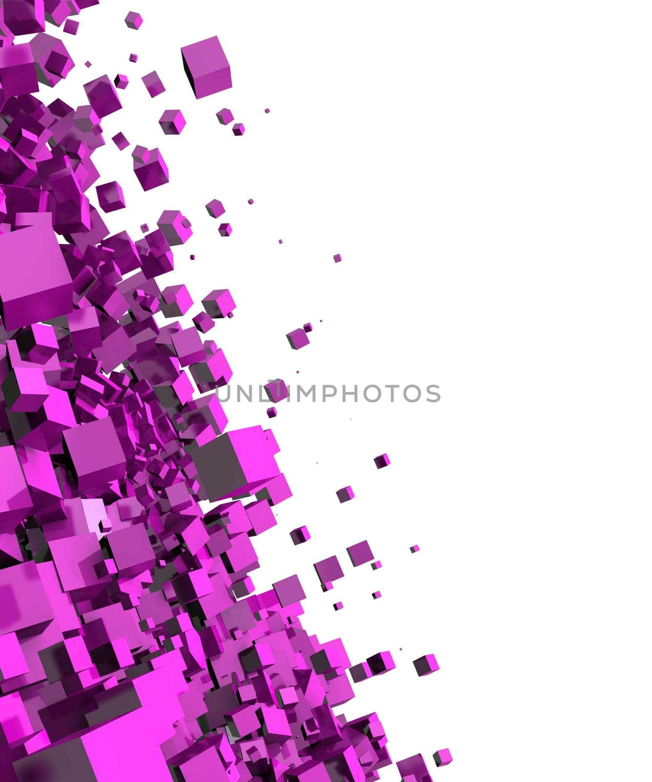 3D - Background - Pink Disco Particles 2
