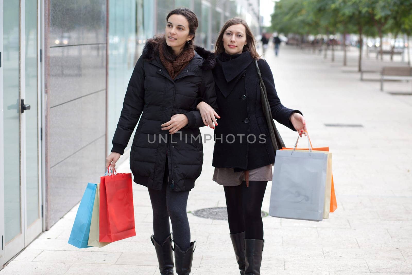 Two women shopping