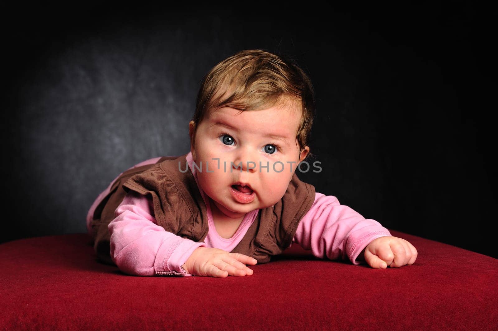 baby is looking