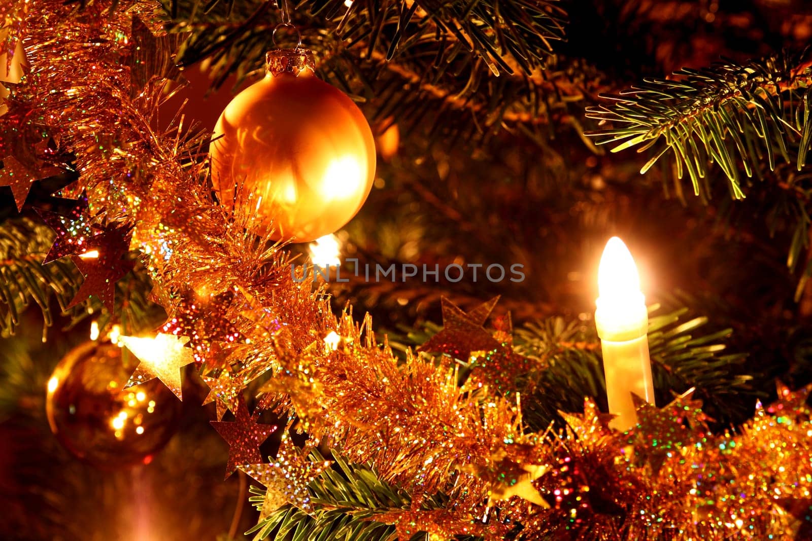 Christmas ball on the Christmas tree