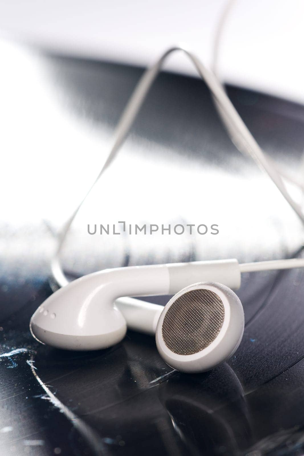Earphones on record