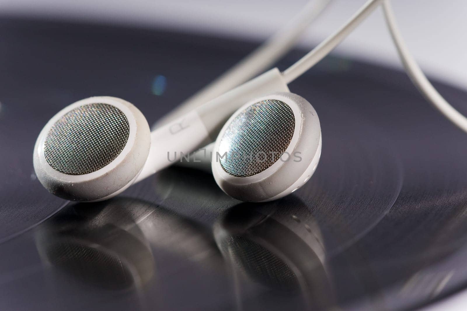 Earphones on record