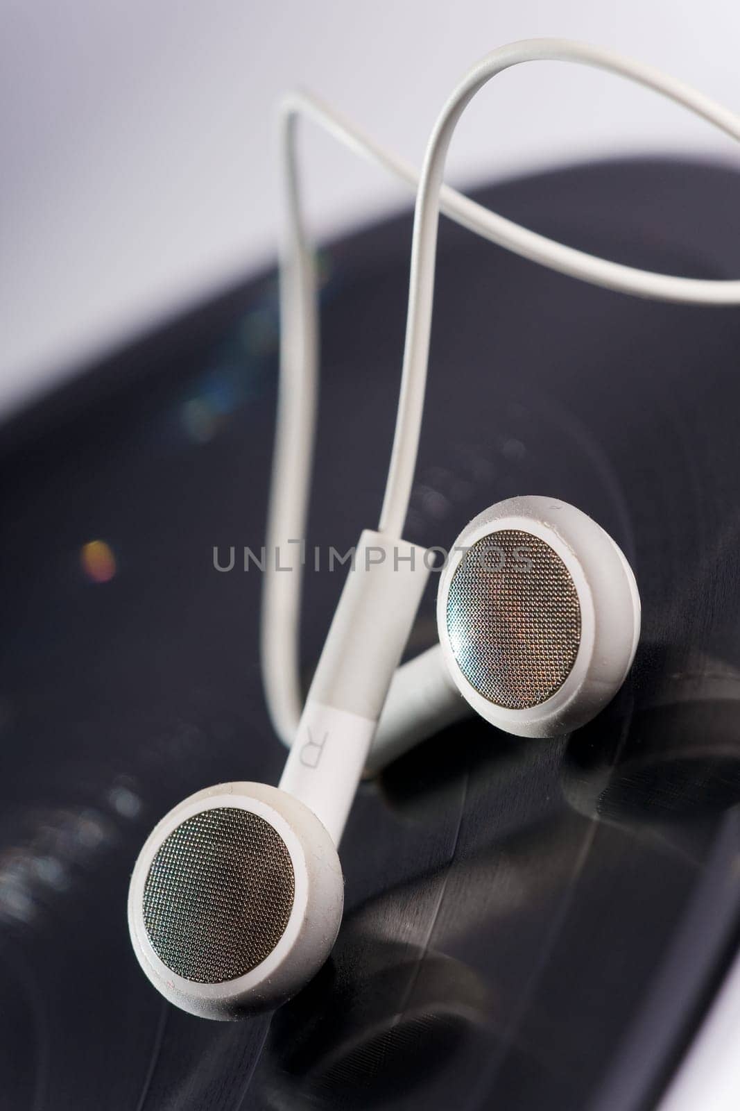 Earphones on record