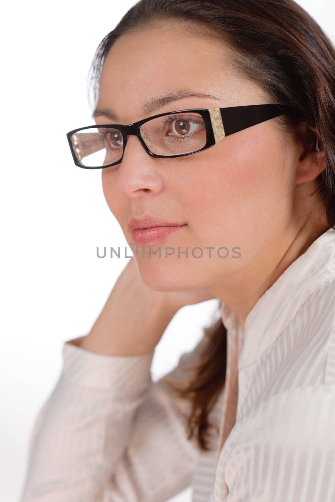 Designer glasses - successful businesswoman