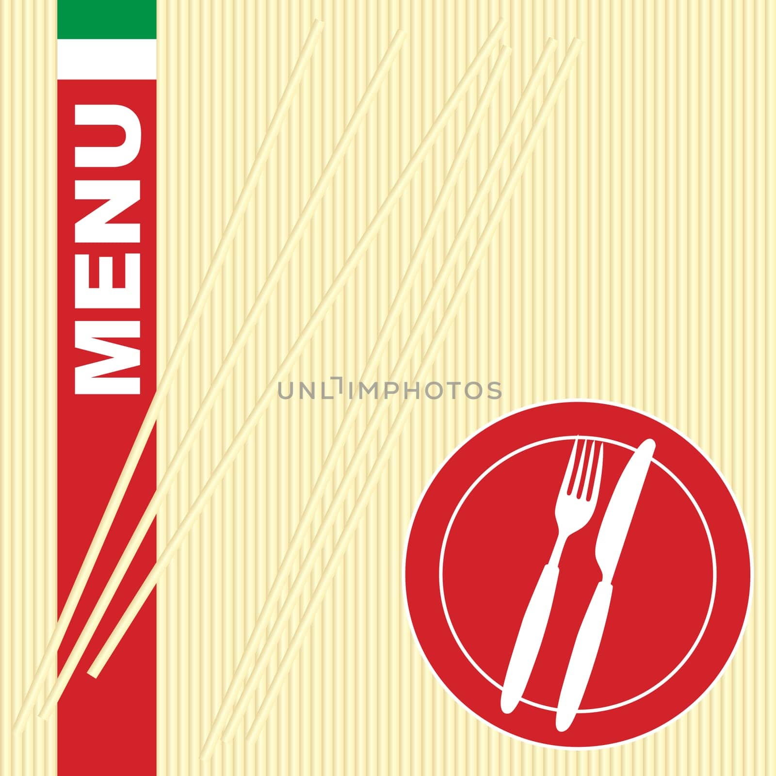 Menu Card - Pasta