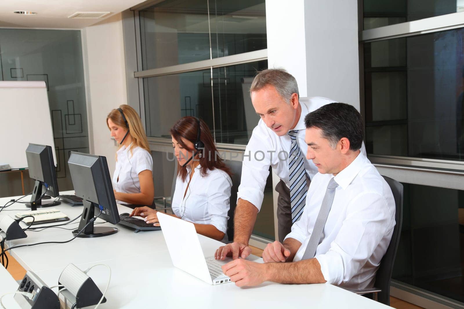 group of people attending business training