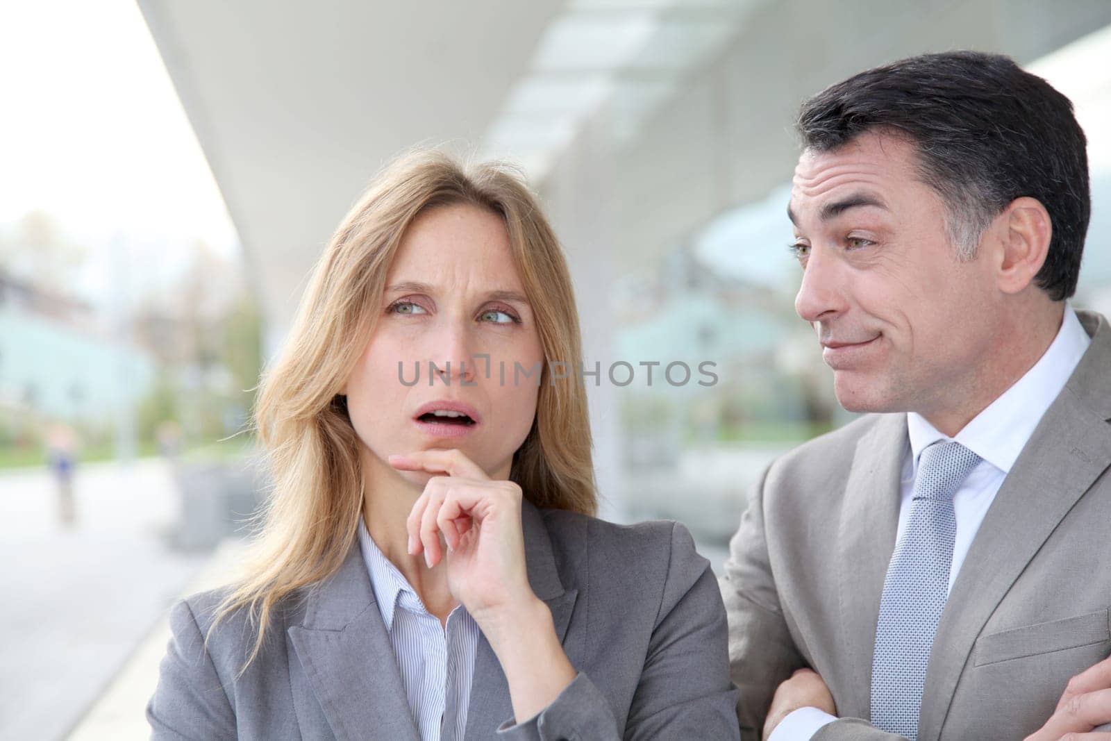 Portrait of business partners