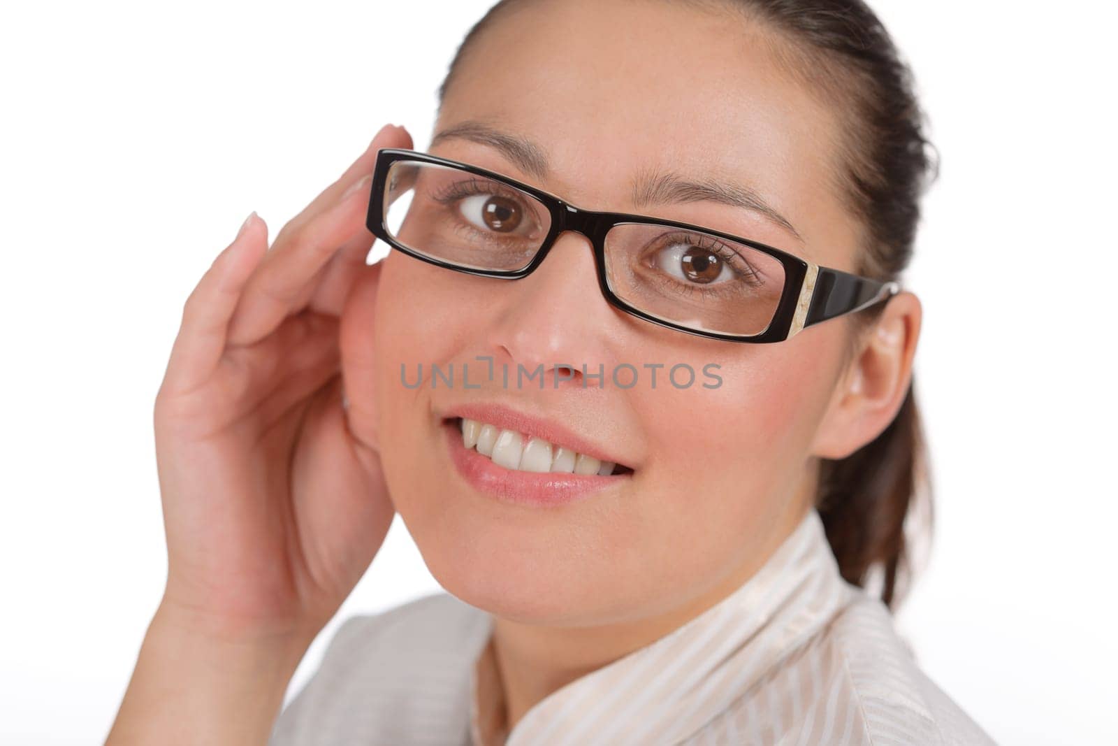 Designer glasses - trendy woman fashion