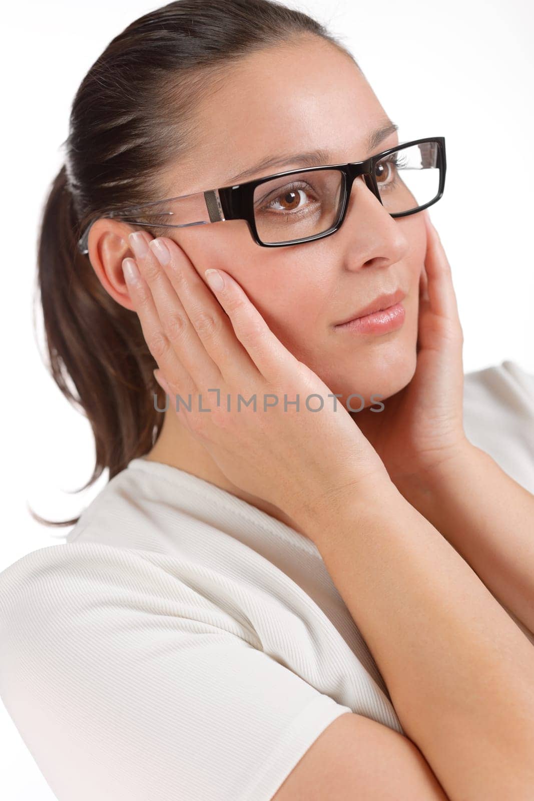 Designer glasses - successful businesswoman