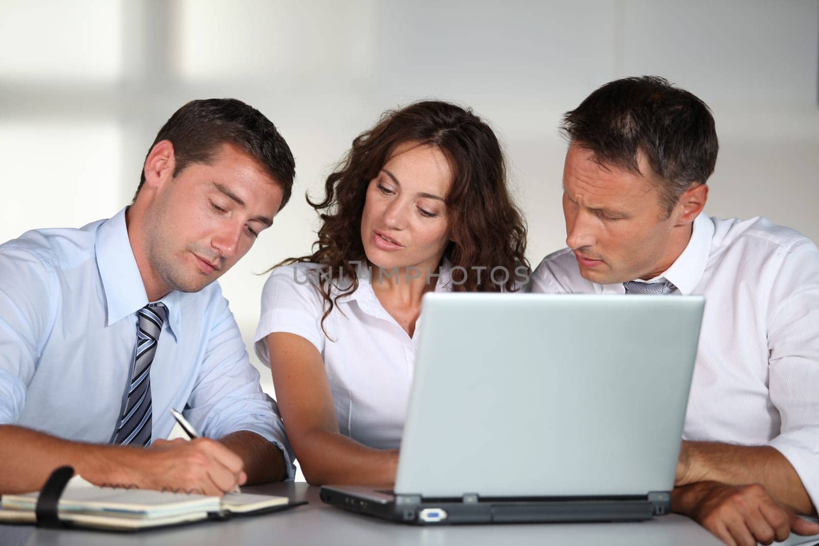 Business people in a work meeting in the office