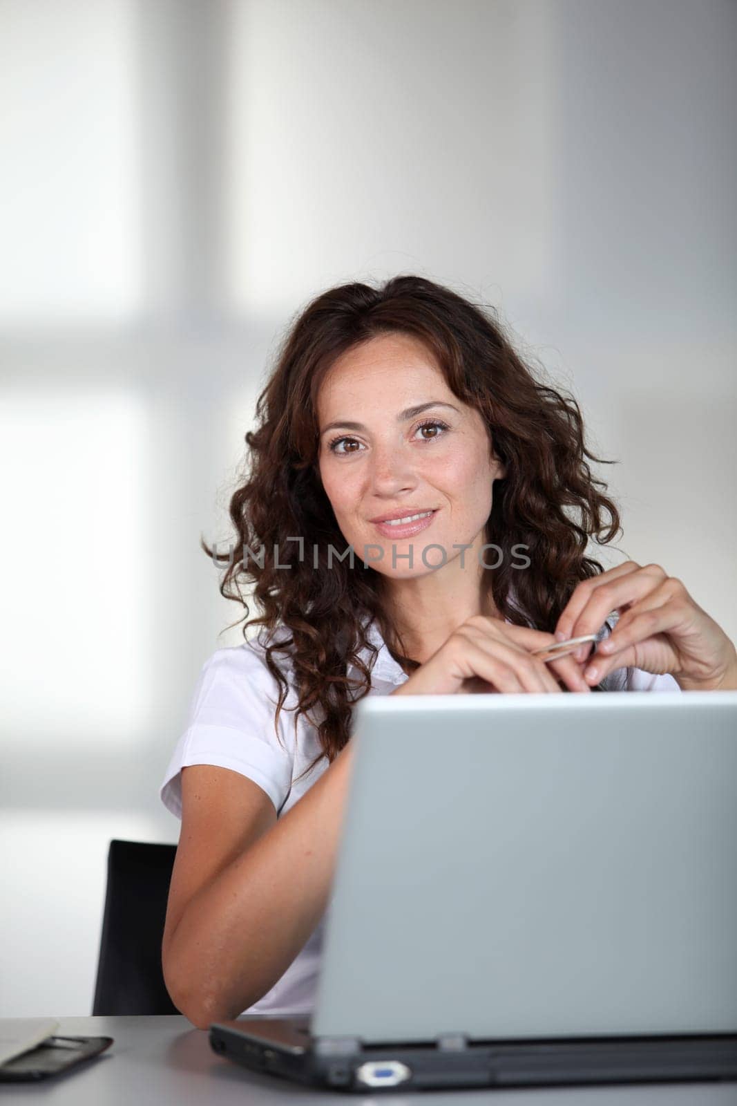 Businesswoman working in the office