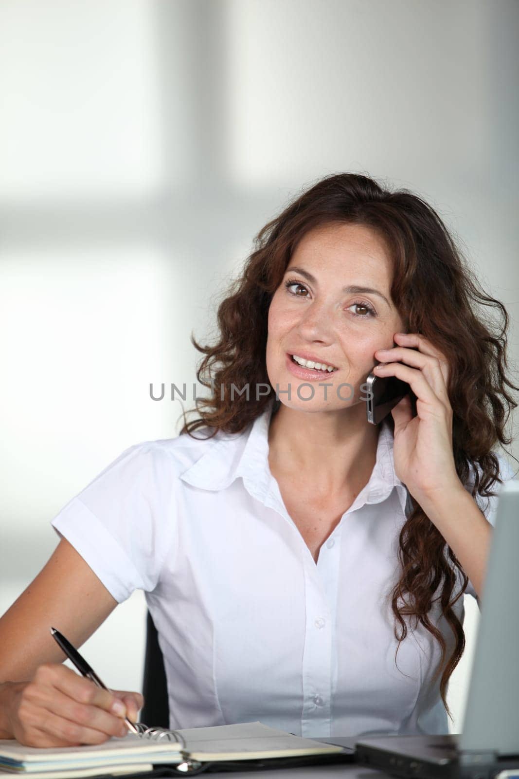 Businesswoman working in the office