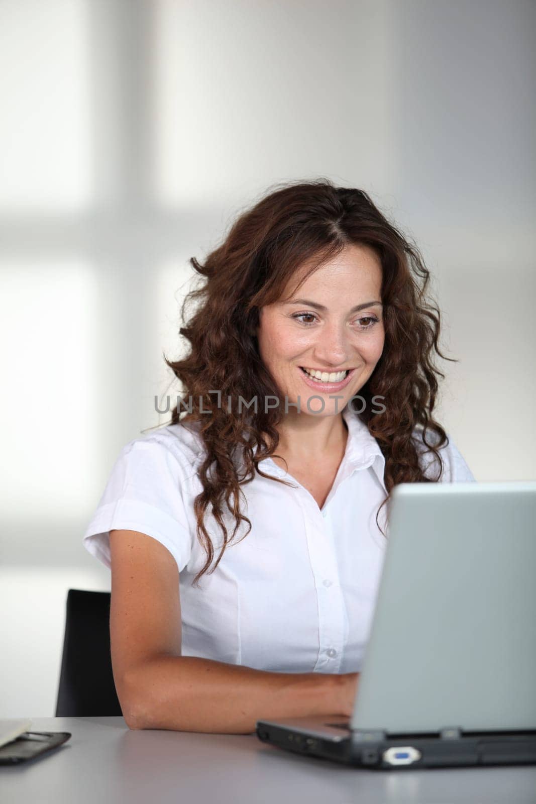 Businesswoman working in the office