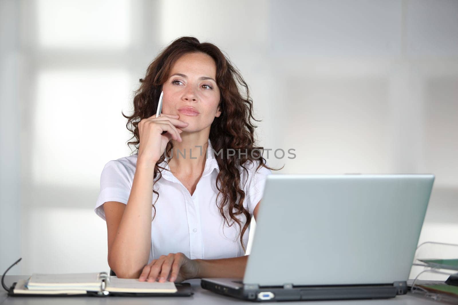 Businesswoman working in the office