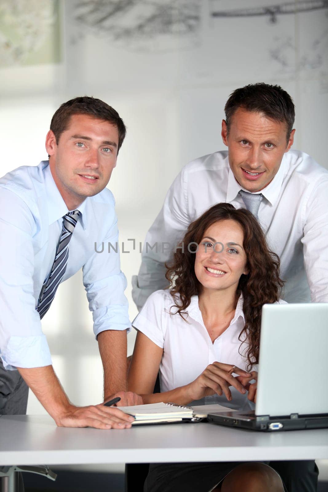 Business people in a work meeting in the office