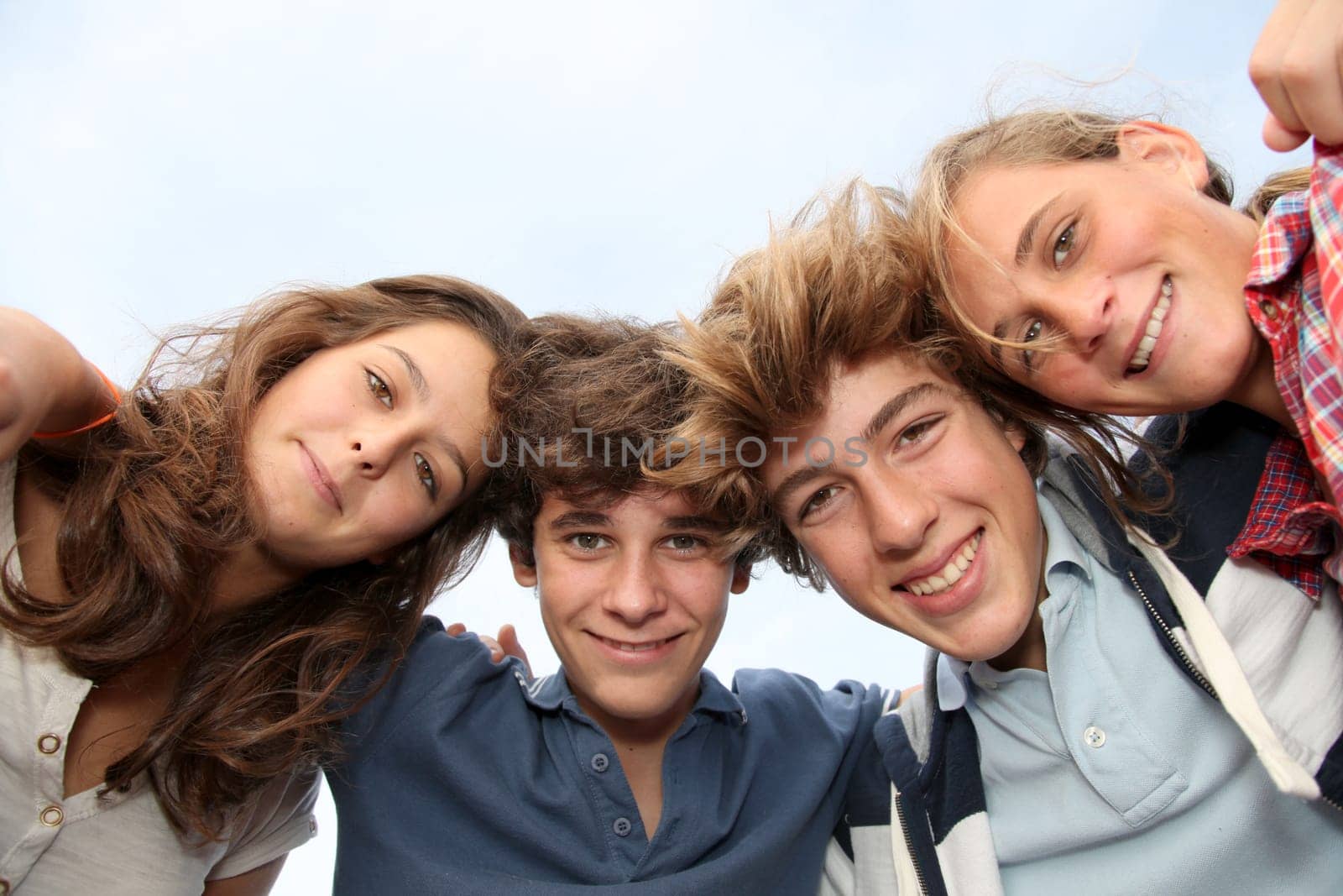 Group of teens after school