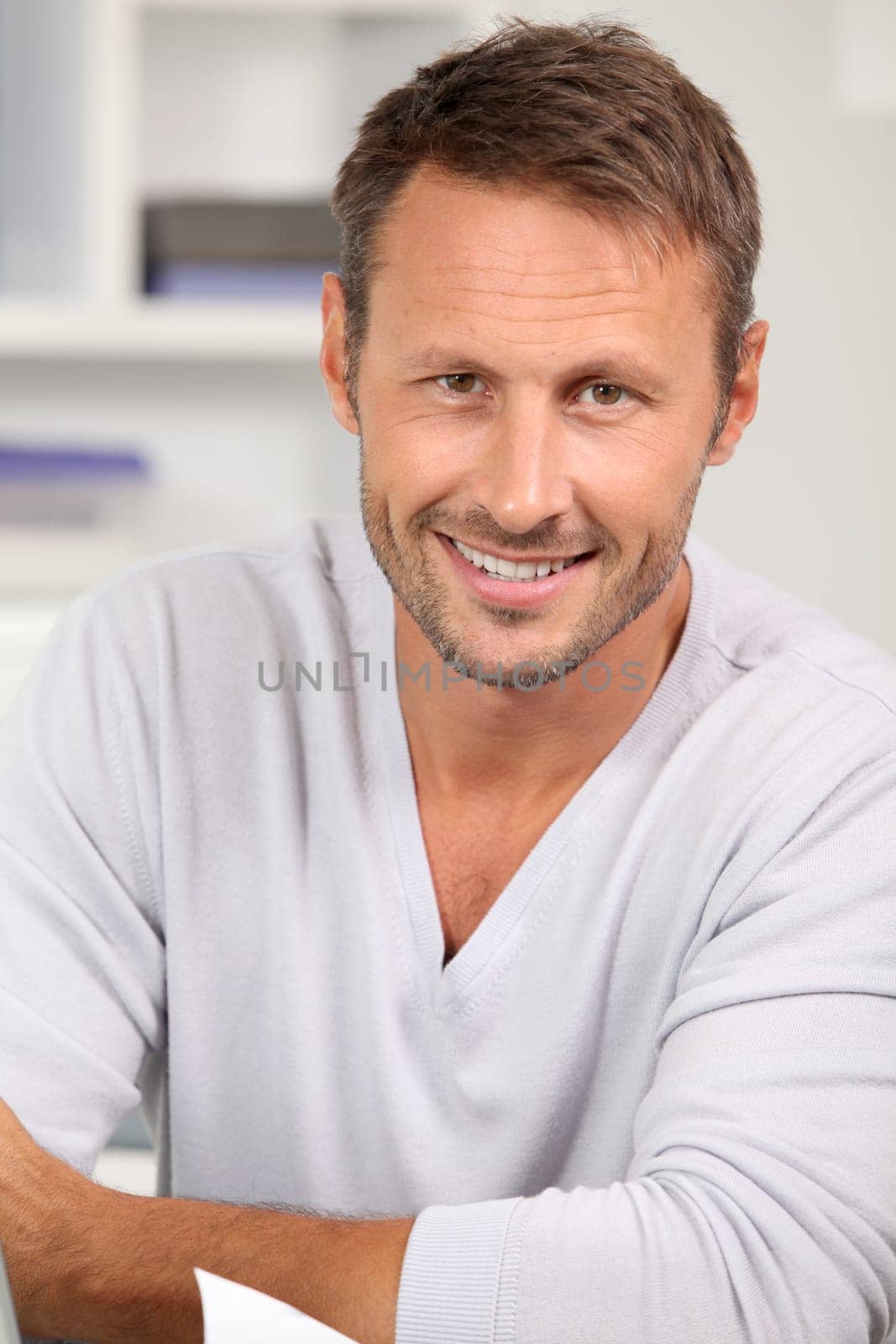 Portrait of handsome man