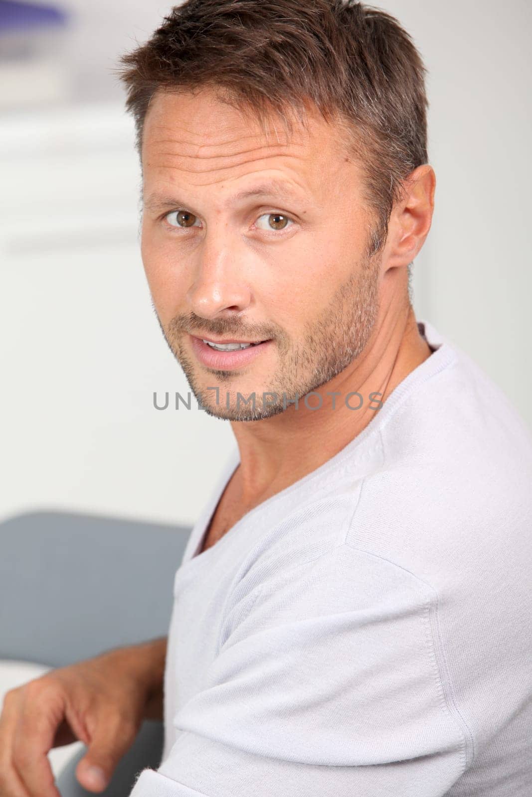 Portrait of handsome man
