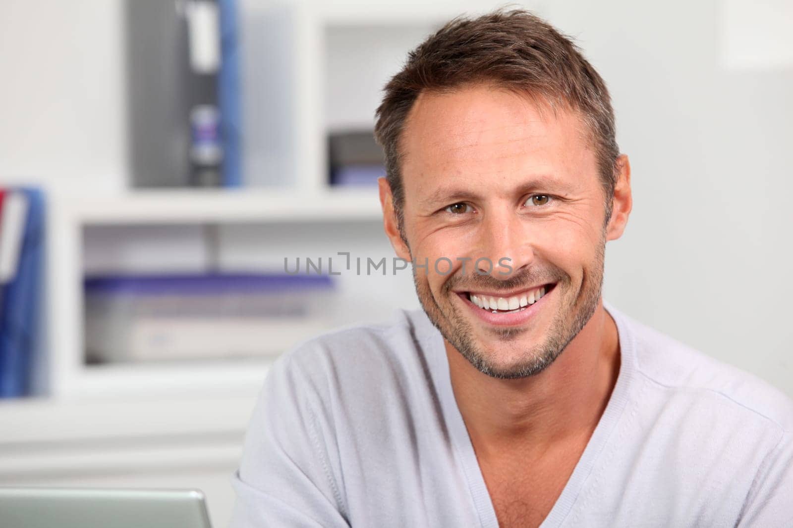 Portrait of handsome man
